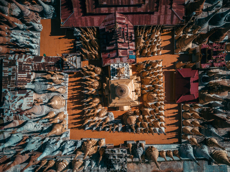 MYANMAR Temples from Above by Dimitar Karanikolov