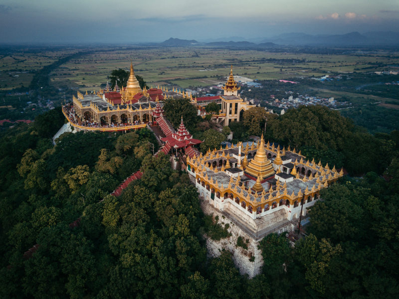 MYANMAR Temples from Above by Dimitar Karanikolov