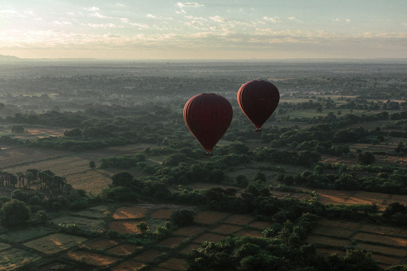 MYANMAR Temples from Above by Dimitar Karanikolov