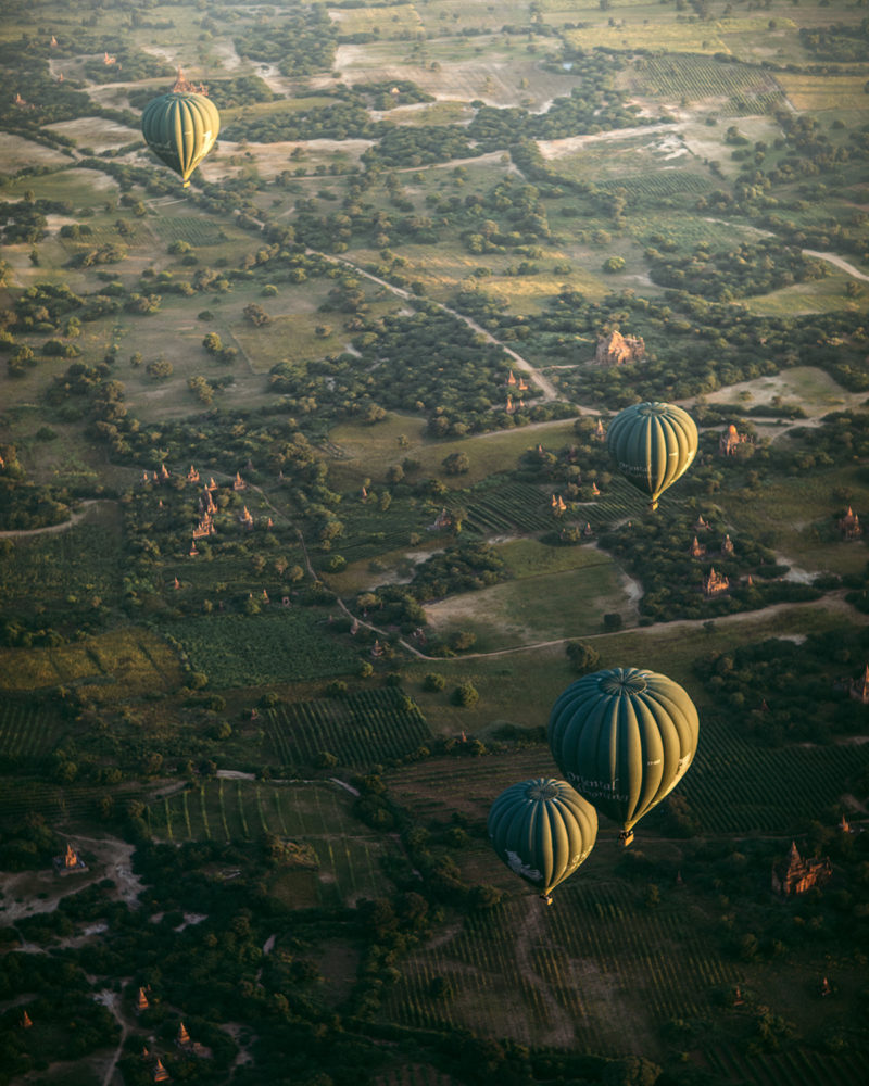 MYANMAR Temples from Above by Dimitar Karanikolov