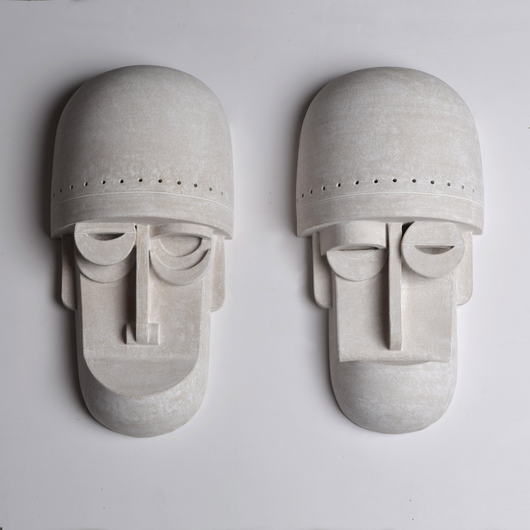 eric roinestad ceramic masks a