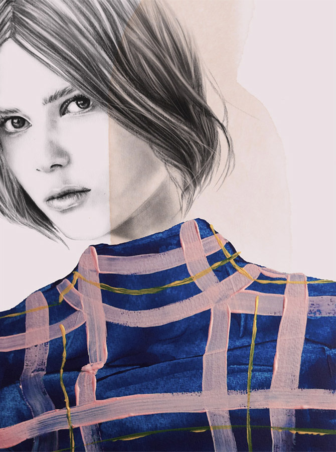 lucie birant pencil illustrations