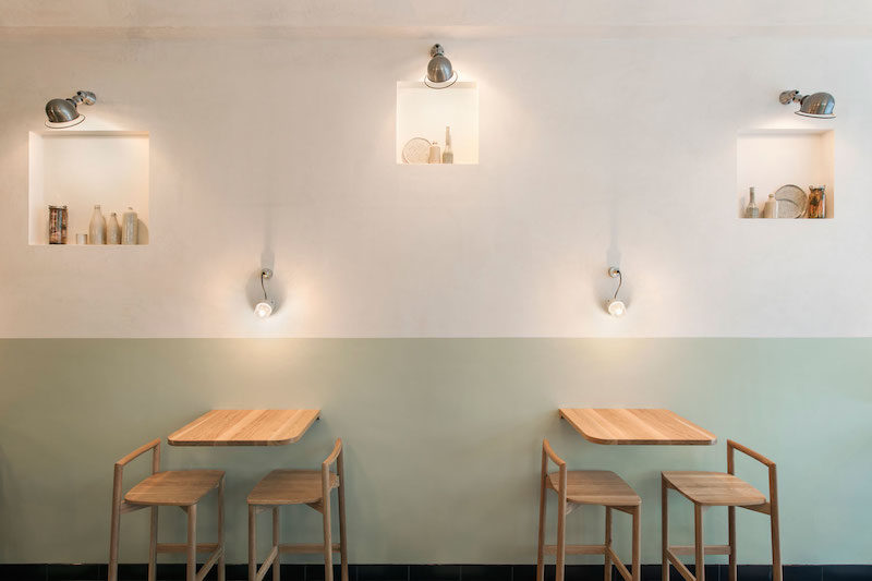 organic interior for oggi osteria