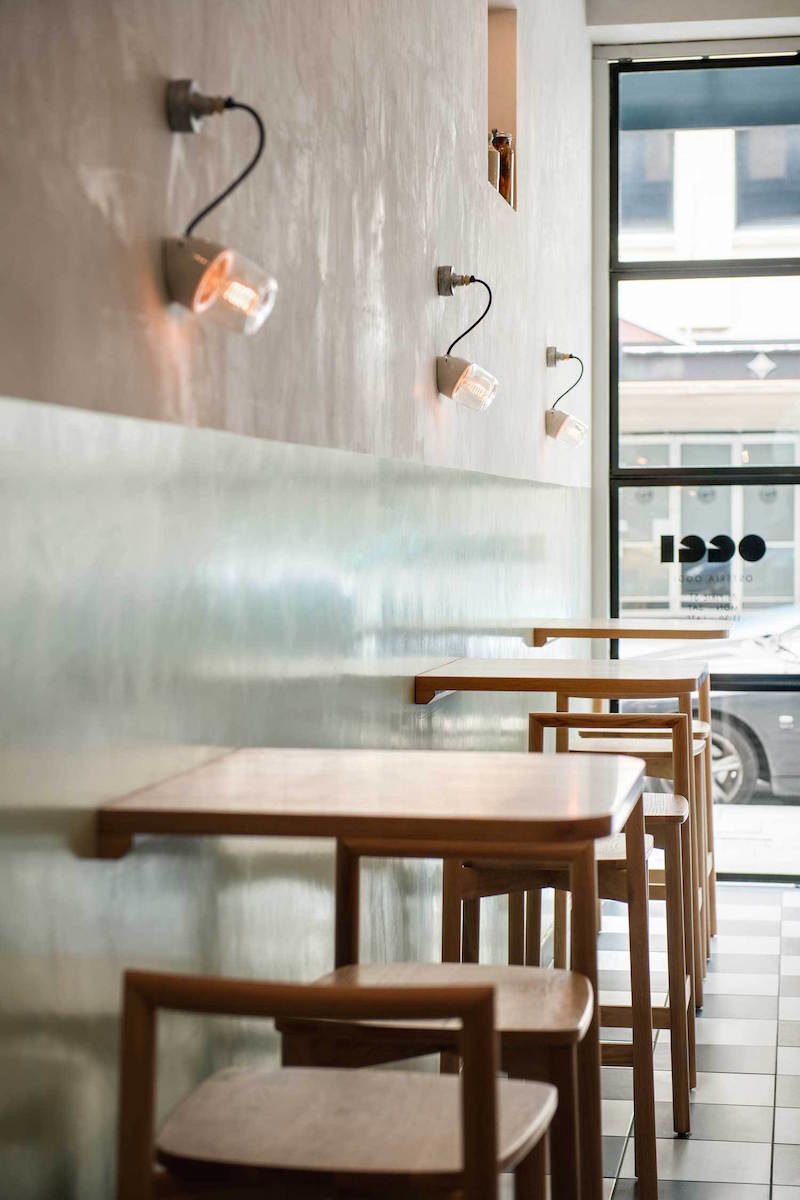 organic interior for oggi osteria