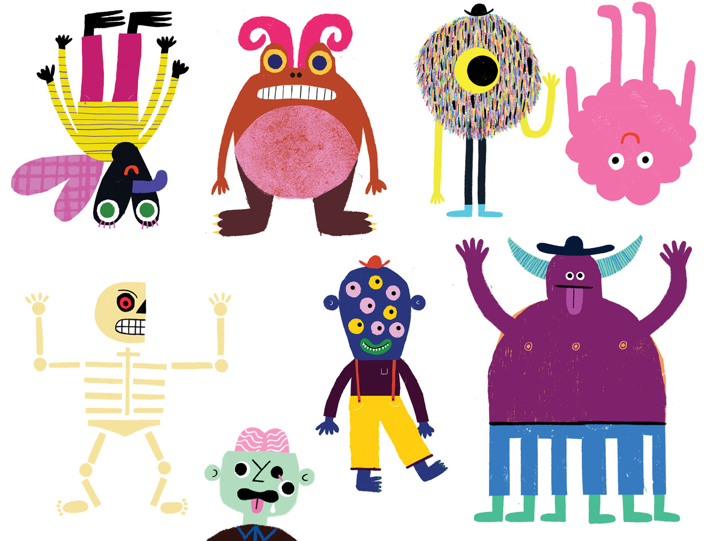 Rob Hodgson monsters illustrations
