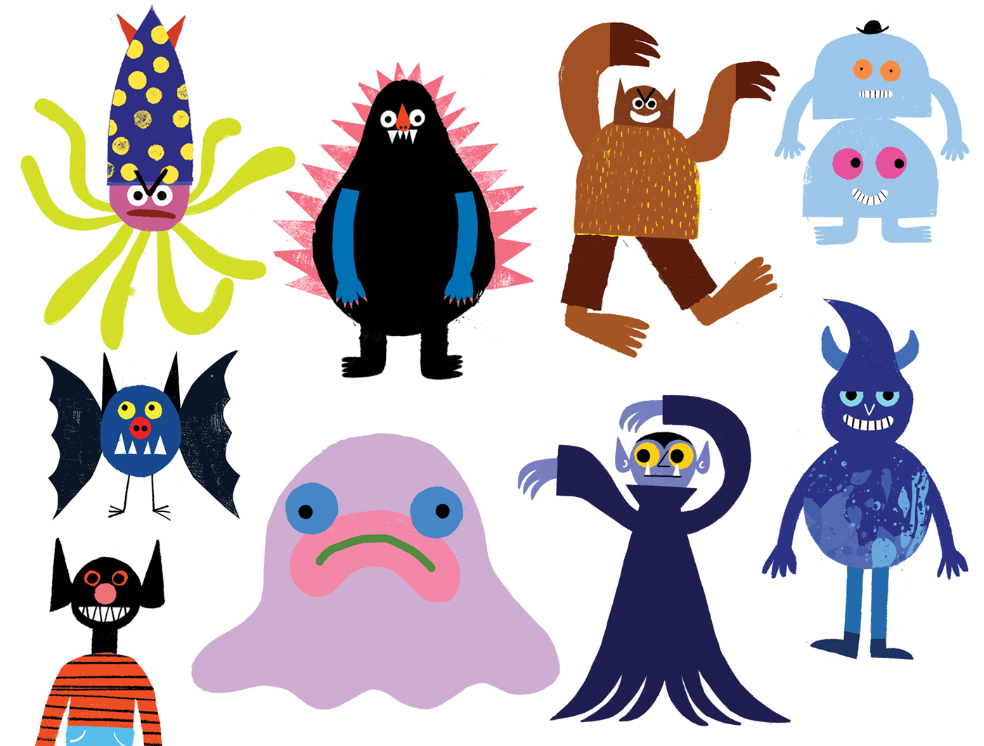 Rob Hodgson monsters illustrations