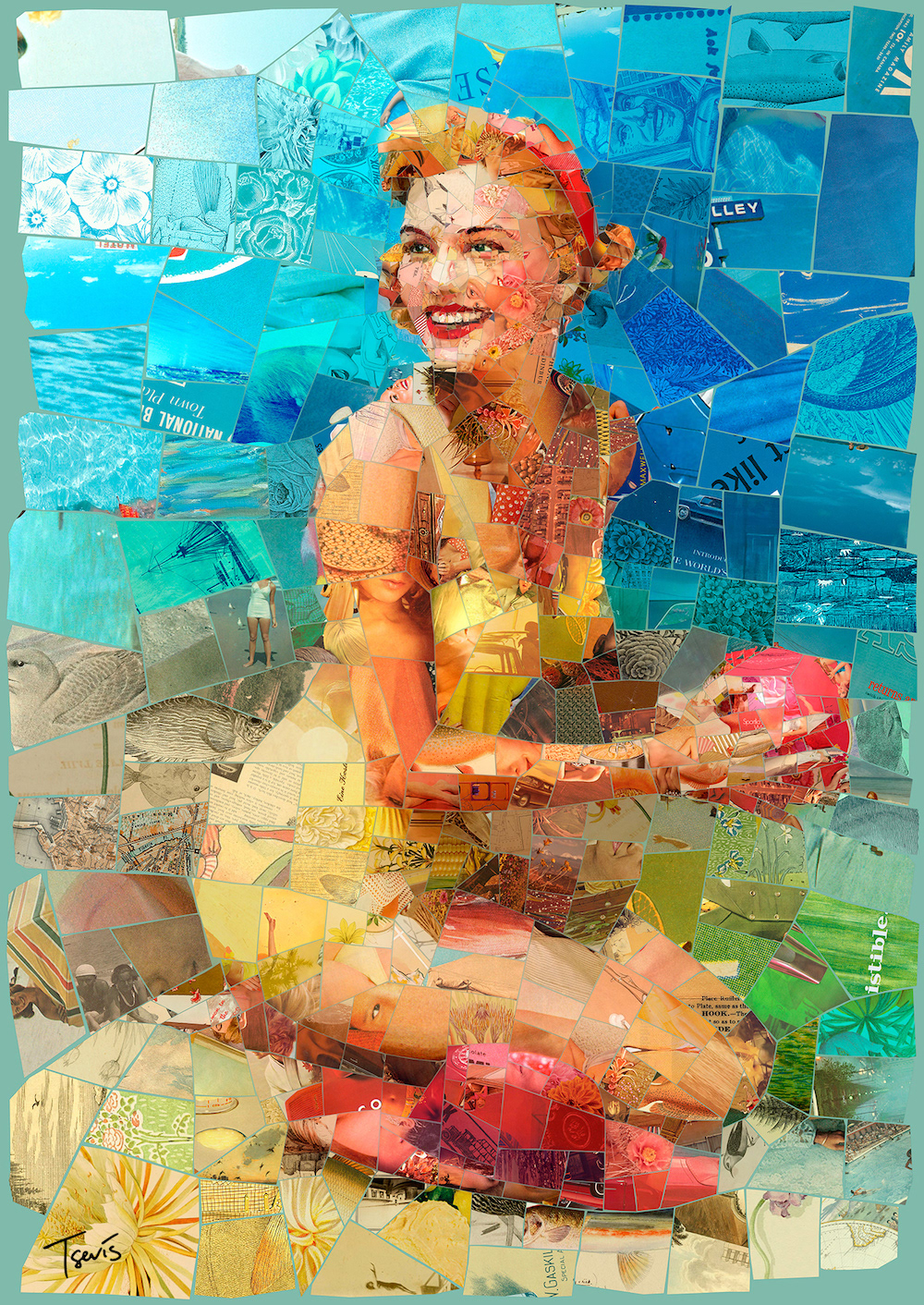 Charis tsevis tetro collages