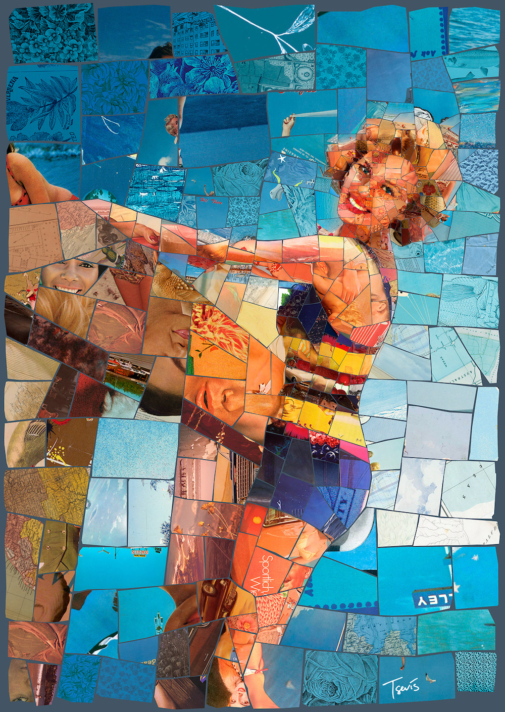 Charis tsevis tetro collages