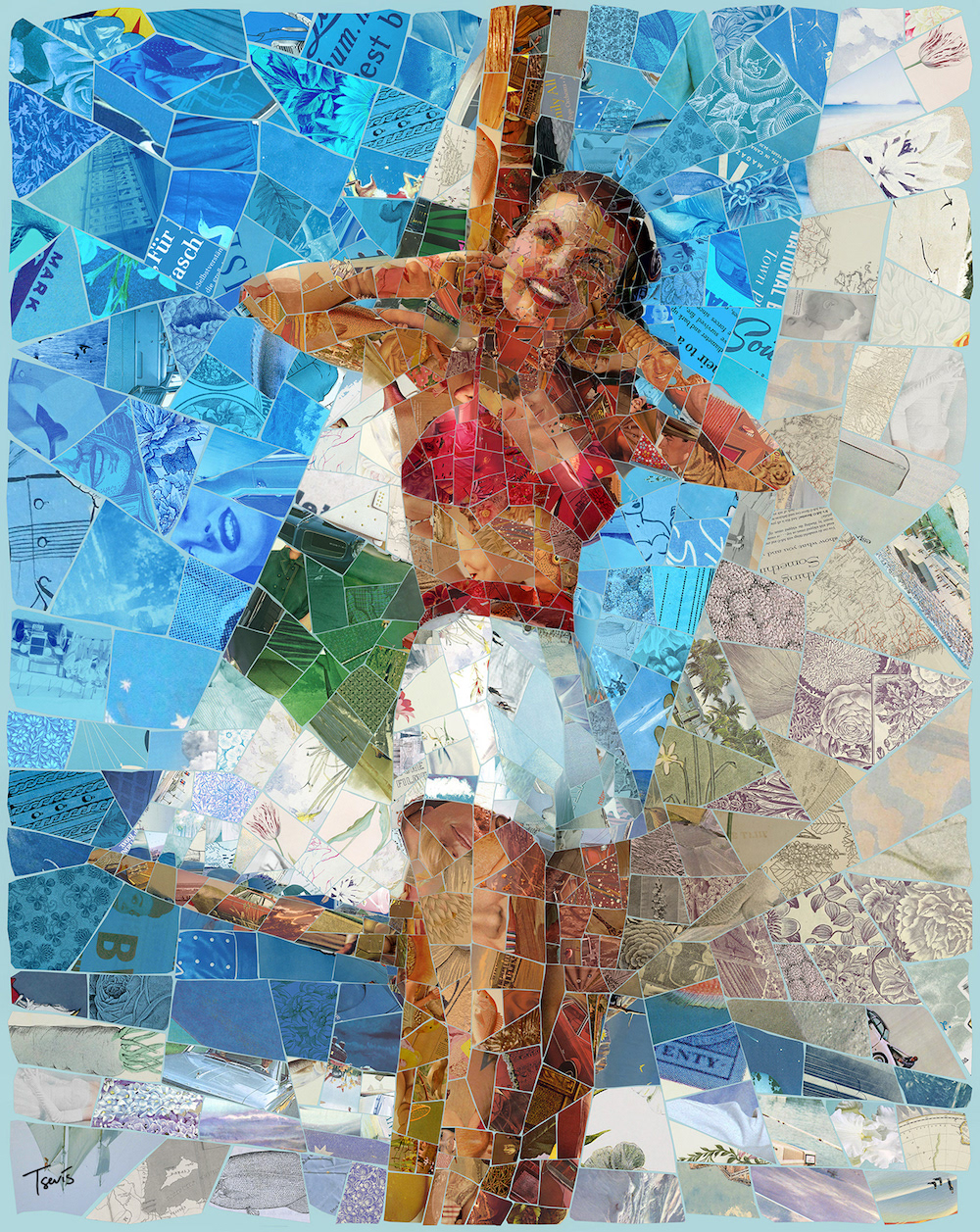 Charis tsevis tetro collages