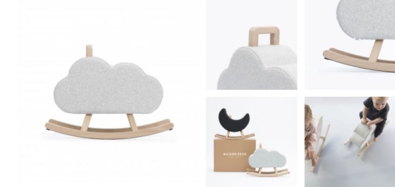 Iconic Cloud Chair Rocking Chair by Pia Weinberg Maison Deux