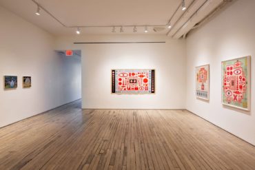 art review of karla knight show at andrew edlin gallery