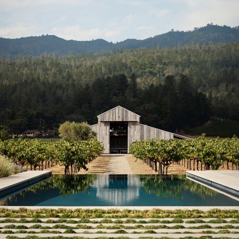 zinfandel house napa valley field architecture