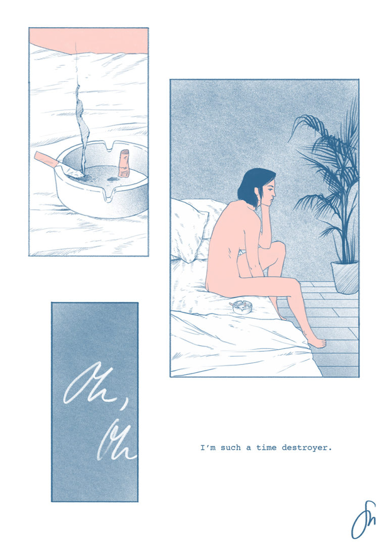 Romantic aesthetic comics by Sarah Maxwell