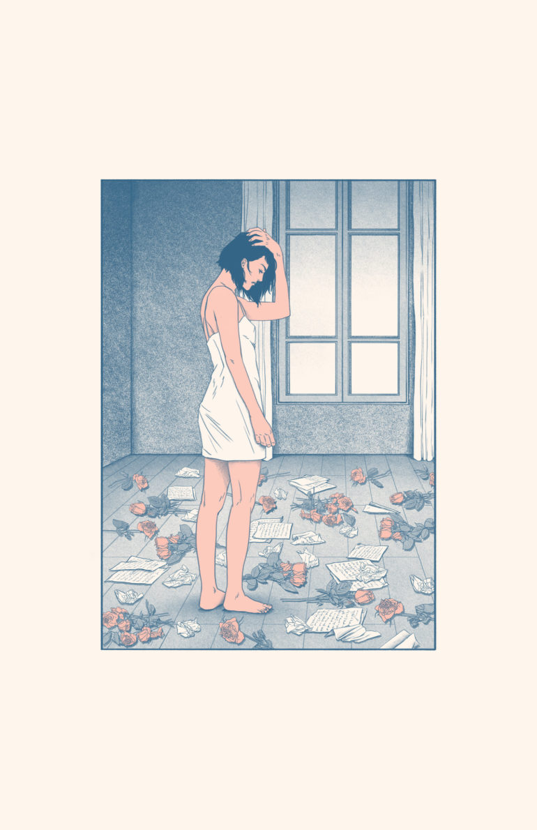 Romantic aesthetic comics by Sarah Maxwell