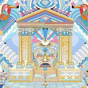 the trendy psychedelic illustrations of yo az