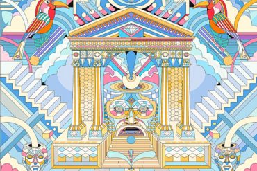 the trendy psychedelic illustrations of yo az