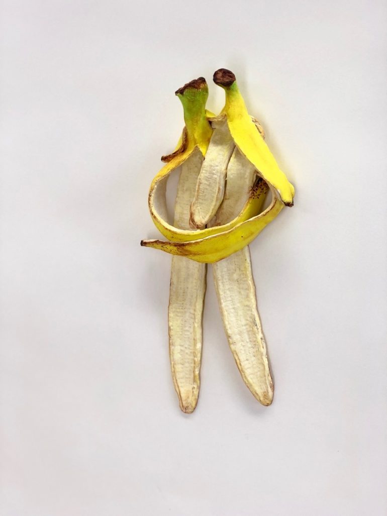 ceramics bananas sculpture