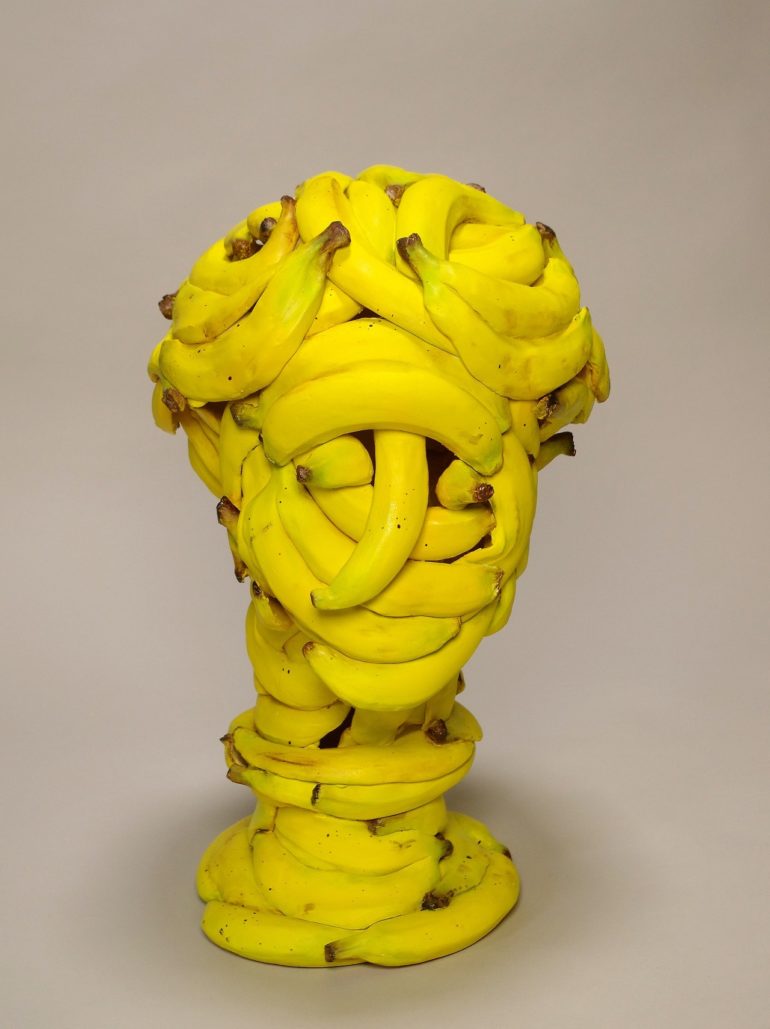 ceramics bananas sculpture