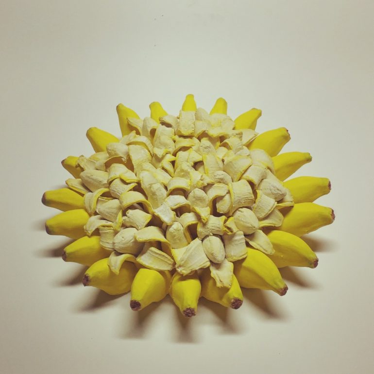 ceramics bananas sculpture