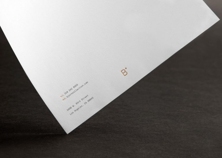 Björn elegant brand identity