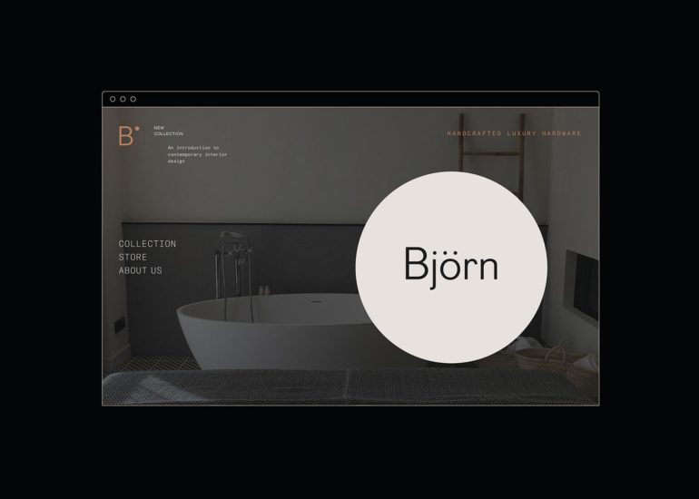 Björn elegant brand identity