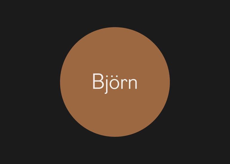 Björn elegant brand identity