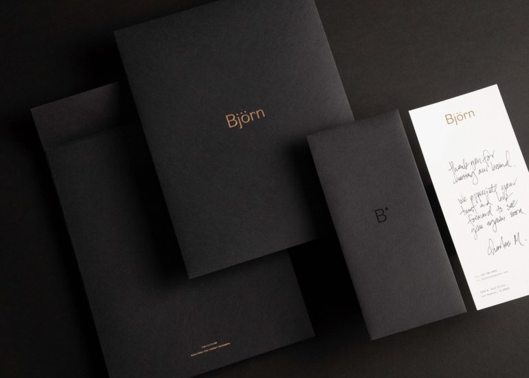 Björn elegant brand identity