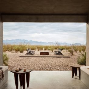 the willow house minimalist concrete hotel texas