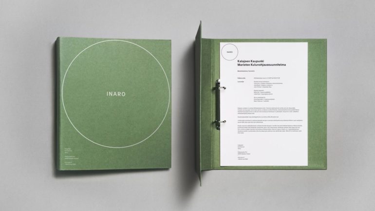 inaro architects mint visual identity