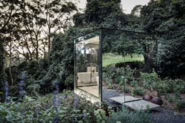 mirror outhouse by madeleine blanchfield architects featured