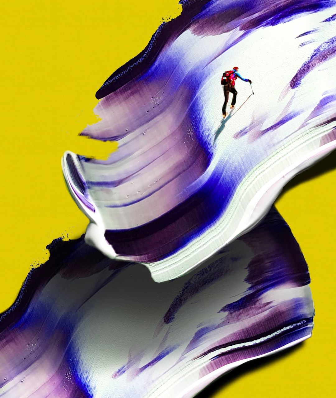 golsa golchini paint strokes and miniatures