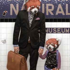 matthew grabelsky animal new york subway painting portraits