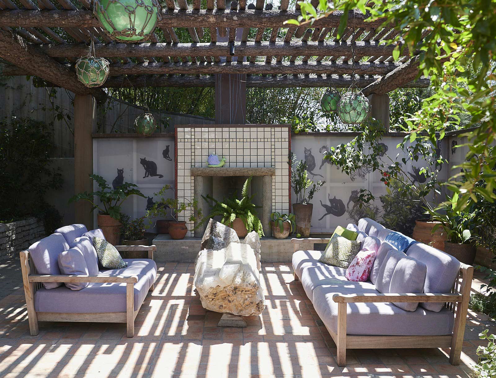 the home and garden of artist urs fischer los angeles