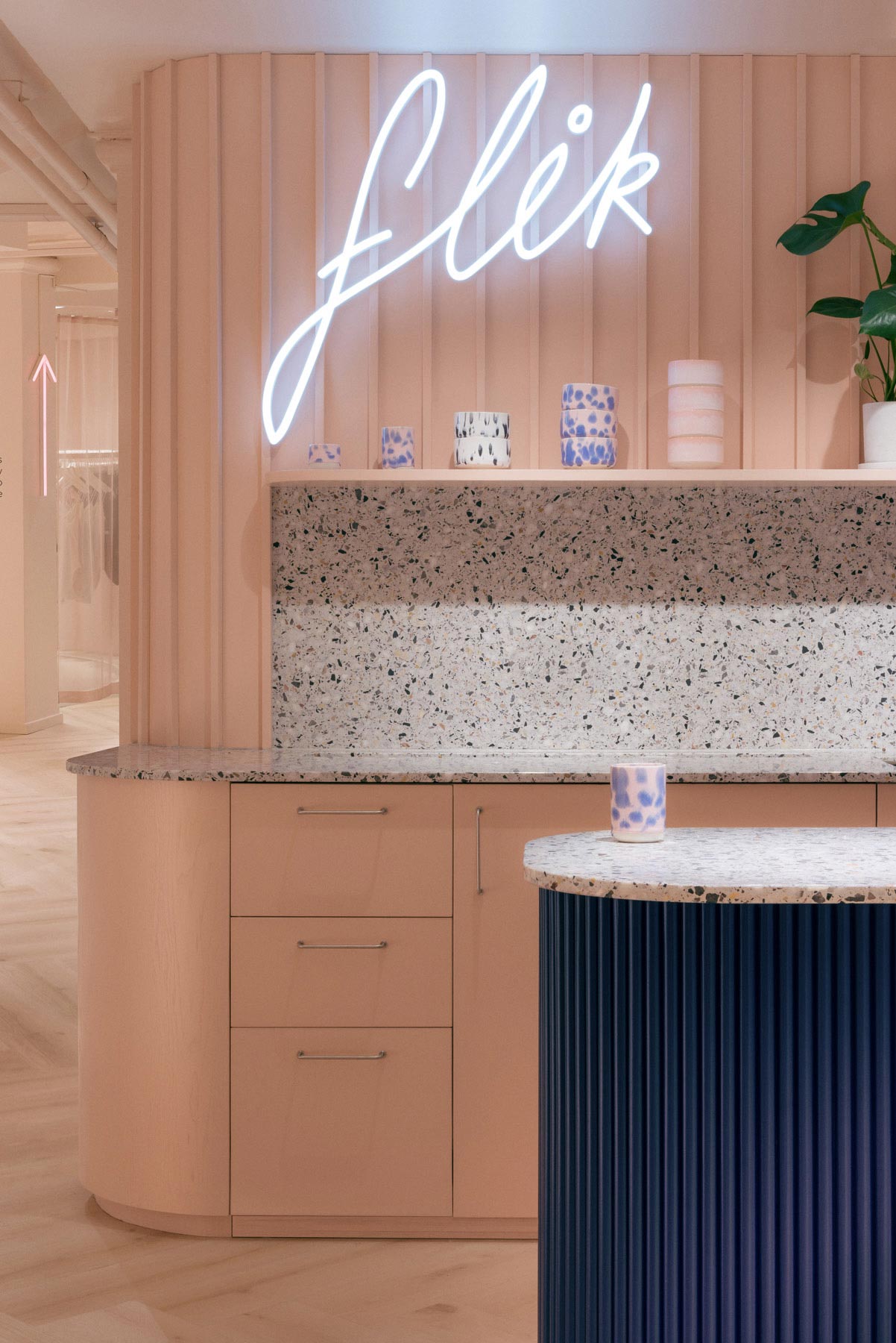 The Gina Tricot Concept Store Showcase Materiality & Tactility