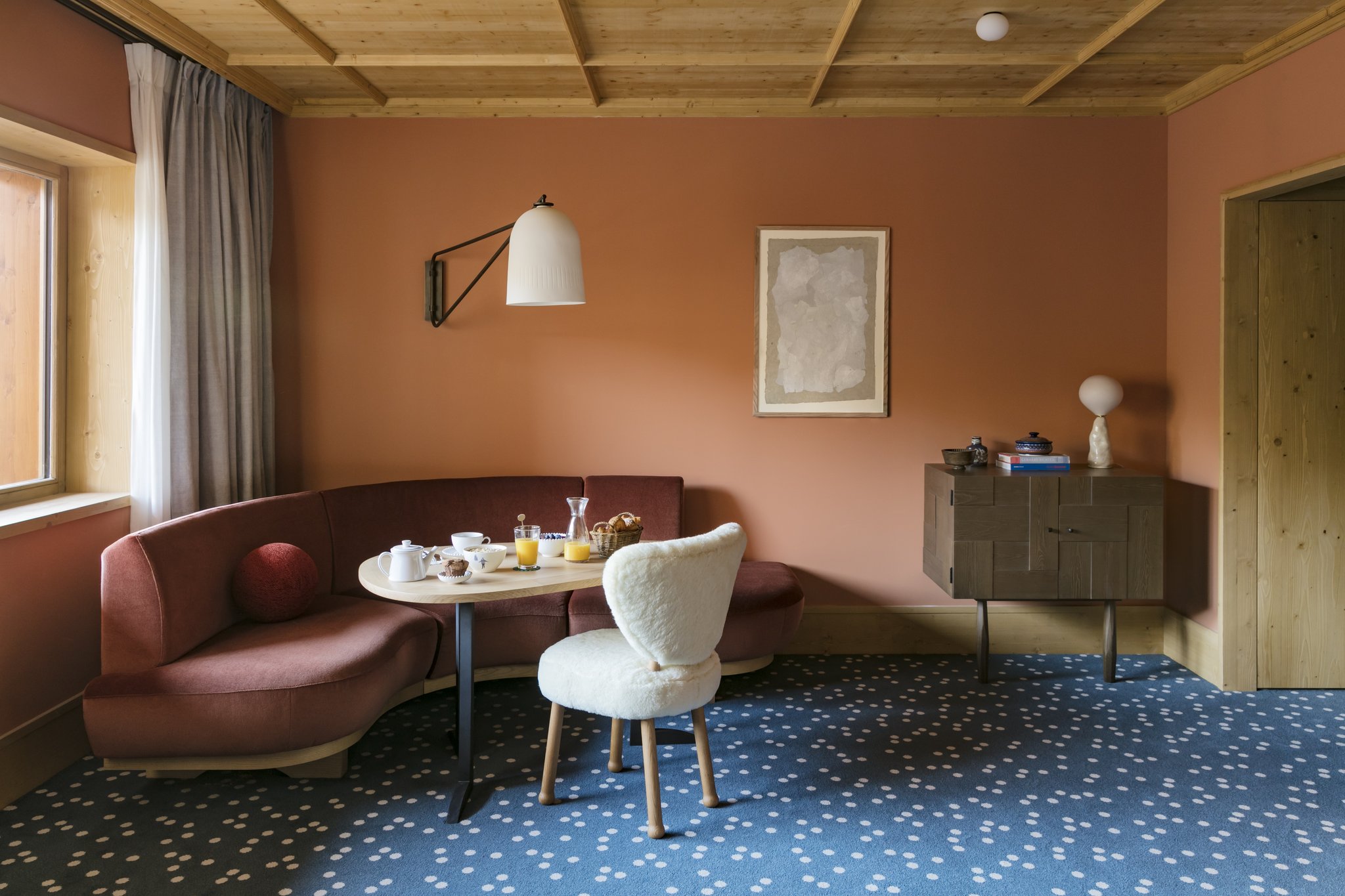 pierre yovanovitch interiors for le coucou meribel