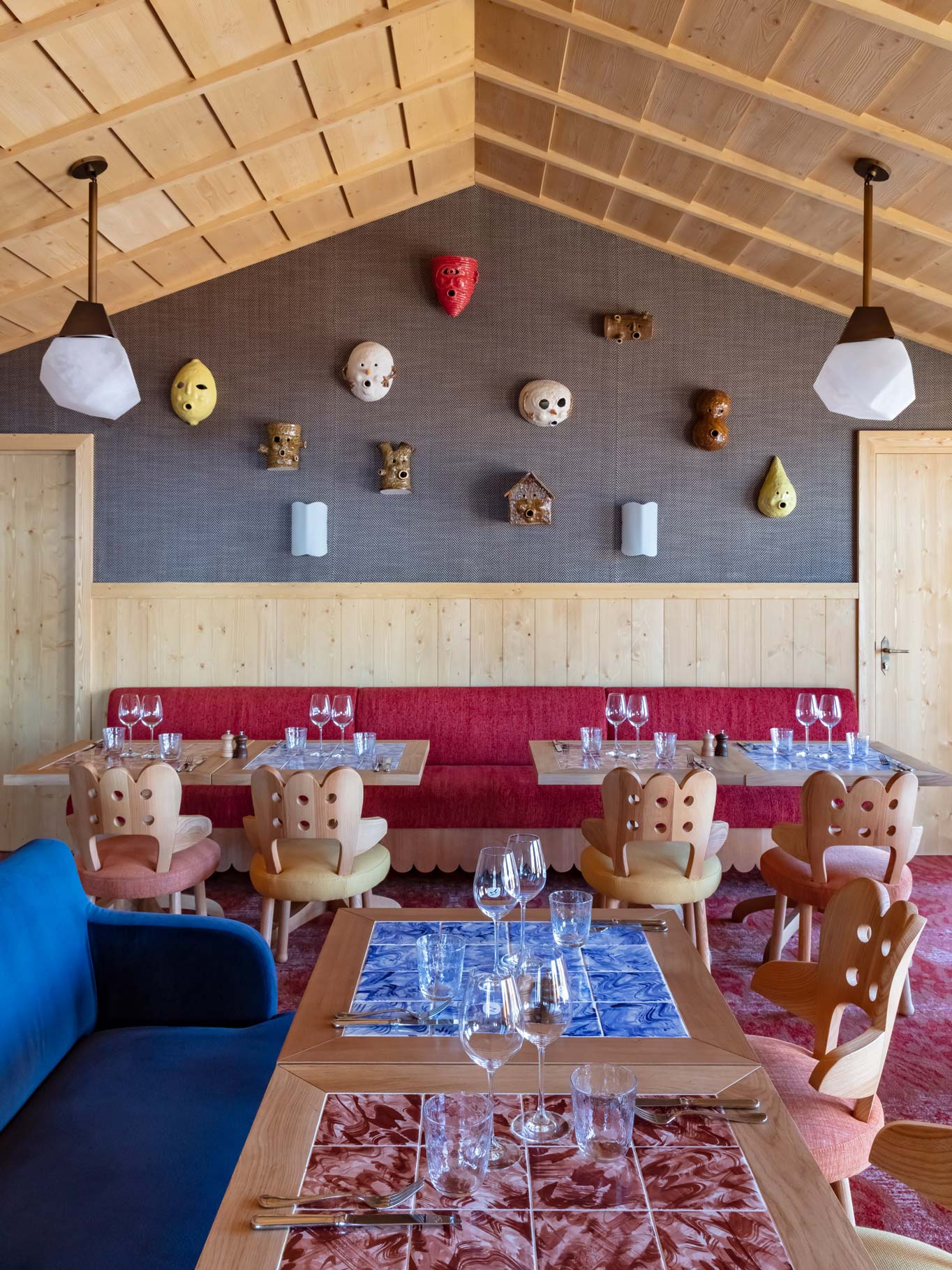 pierre yovanovitch interiors for le coucou meribel