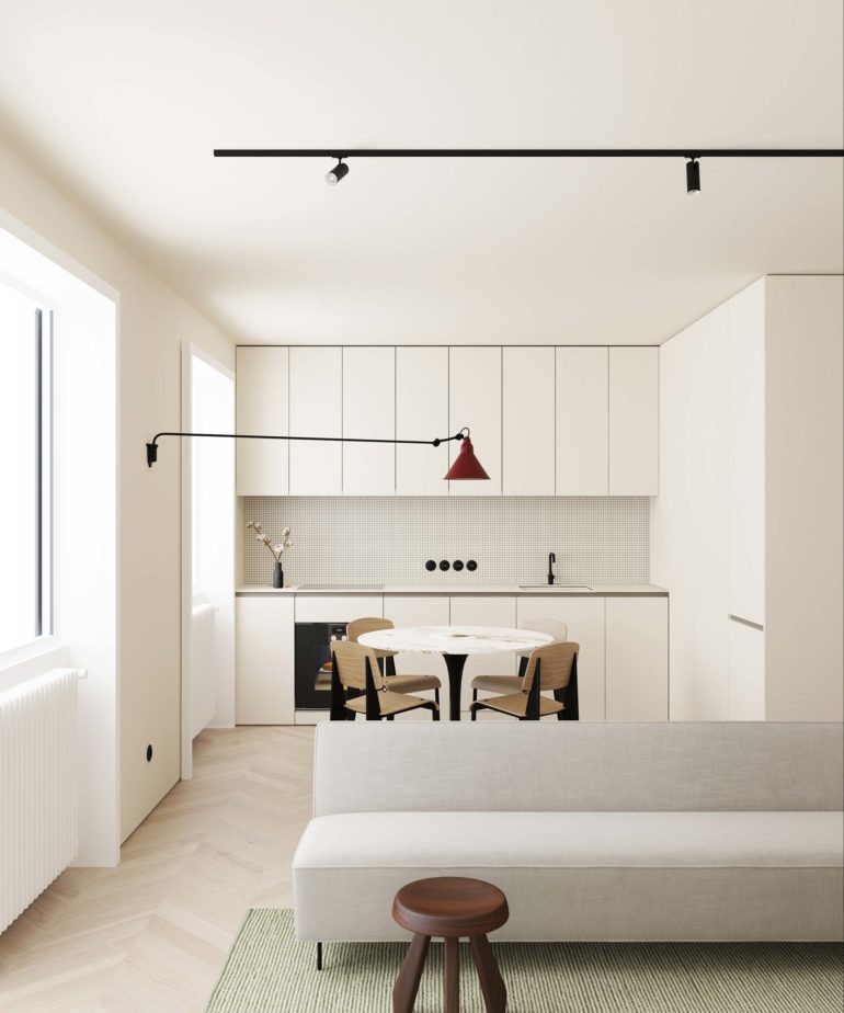 Minimalist Scandinavian interior by Emil Dervish Copenhagen