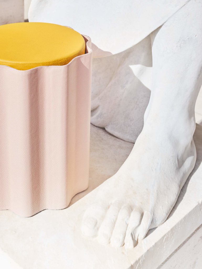 Studio Kueng Caputo evoked the architecture of Fendi’s headquarter