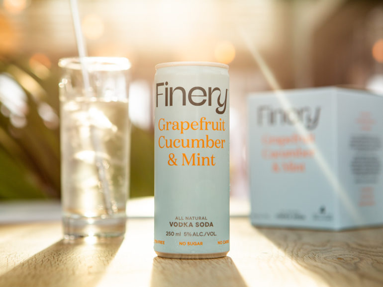 finery vodka sodas crisp branding