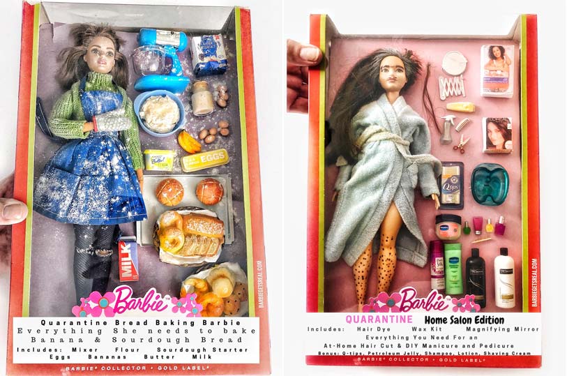 The 'Quarantine Barbie ' Sets by @GrandmaGetsReal
