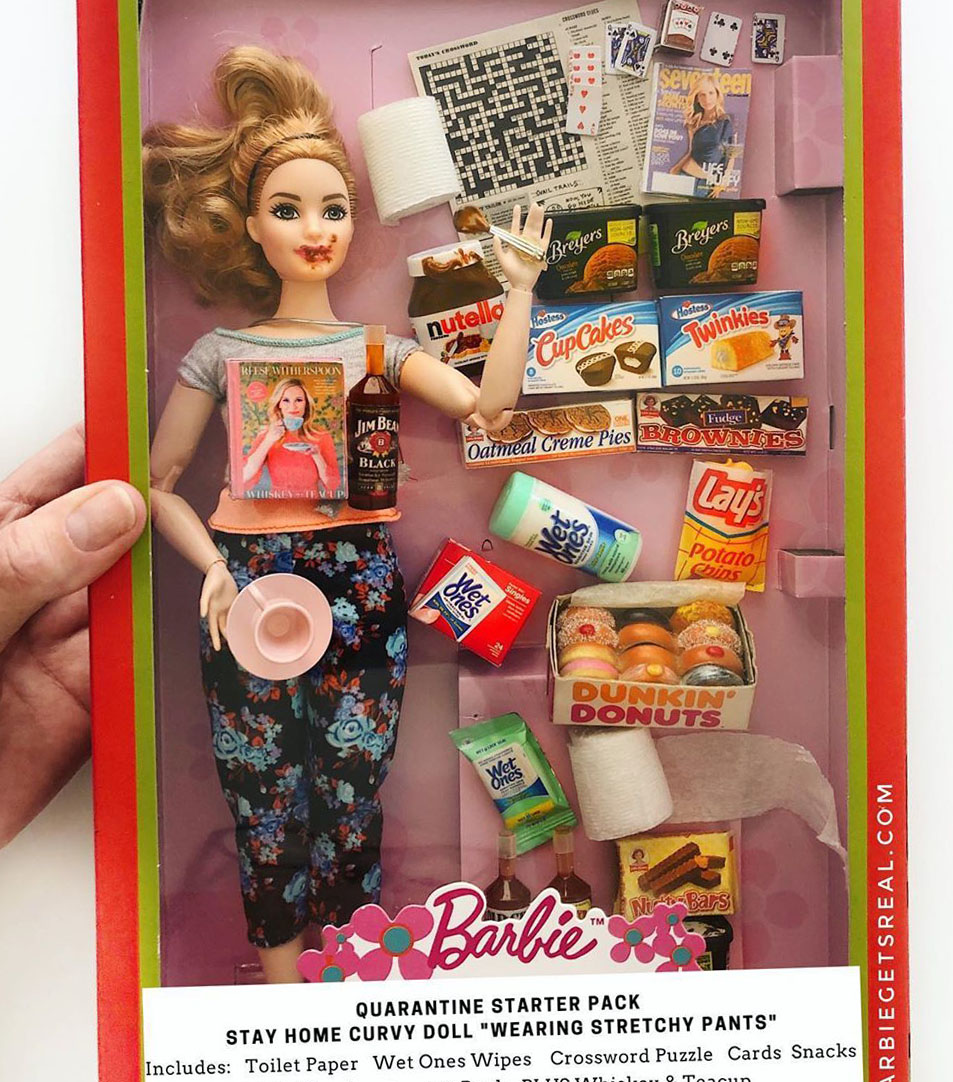 The ‘Quarantine Barbie ‘ Sets by @GrandmaGetsReal