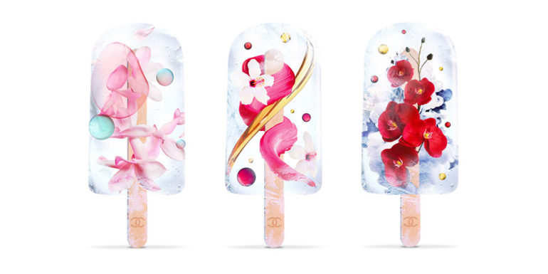 flowers and ice creams by claire boscher