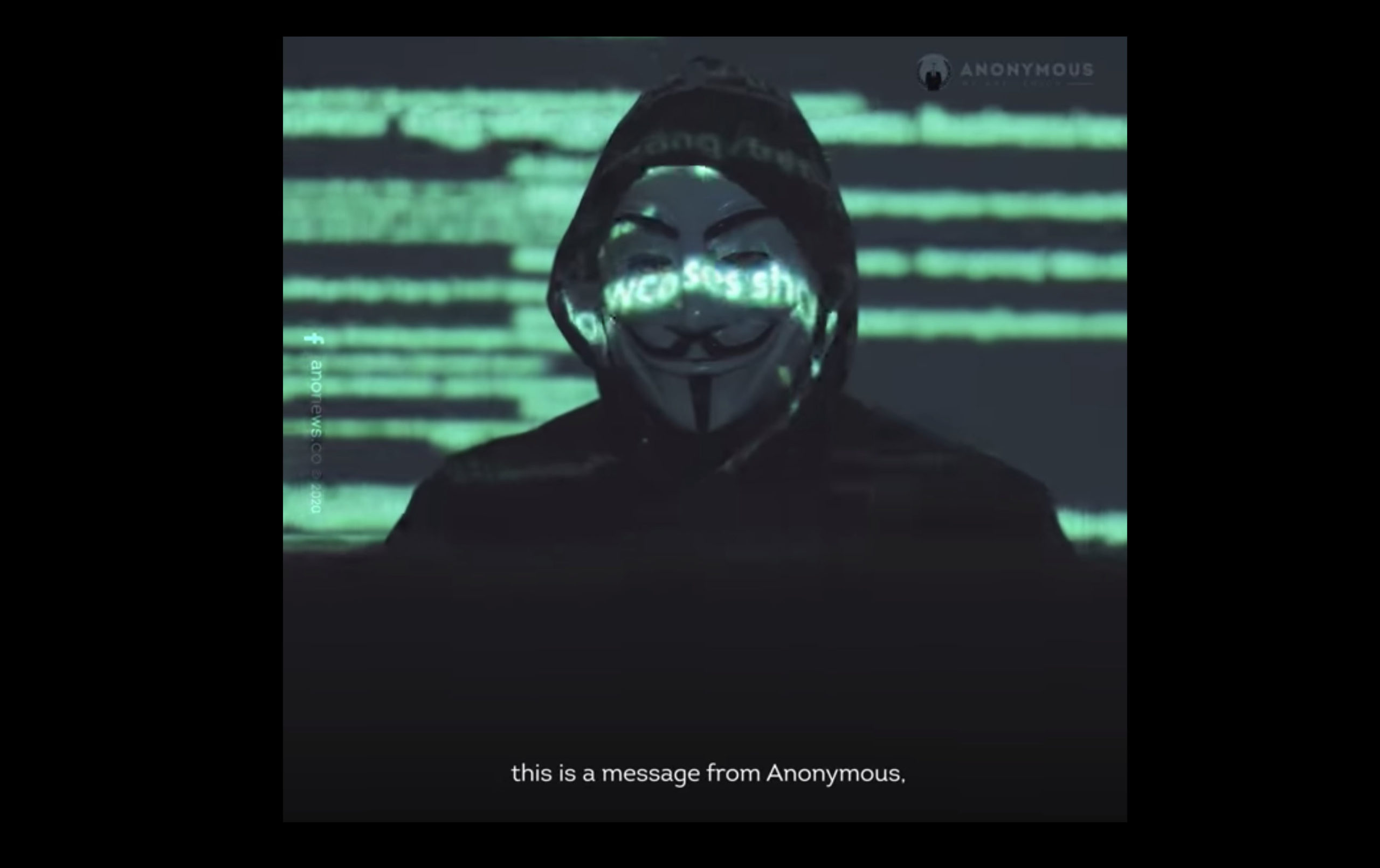 Anonymous is Back with a Video Message for The Minneapolis Police Department