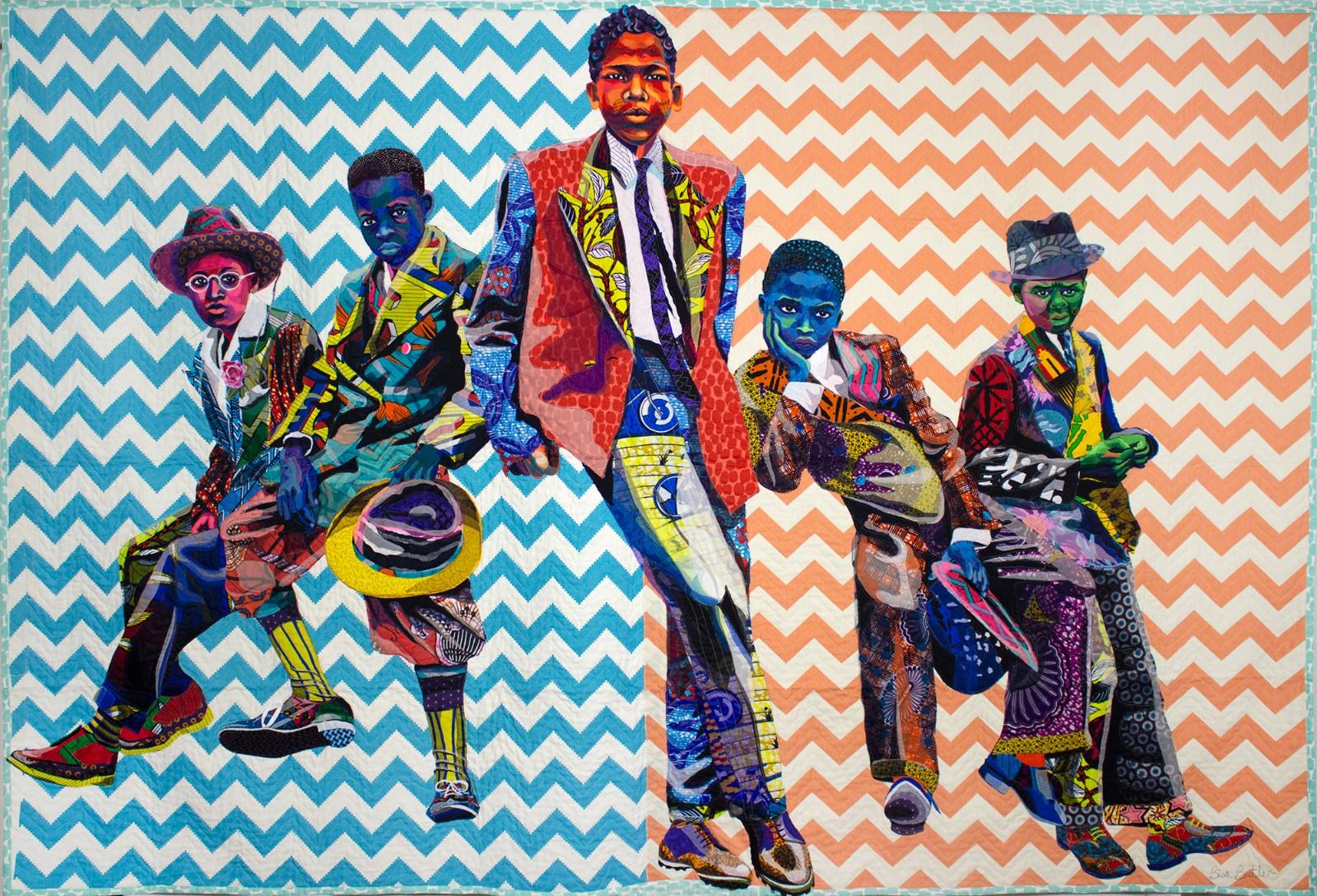 Bisa Butler Create Stunning Artworks with Textile