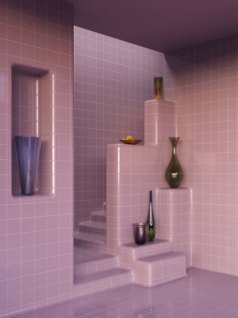 Charlotte Taylor and Hannes Lippert imaged an entirely tiled house