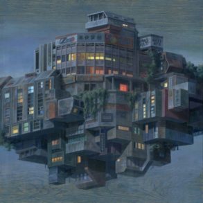 CINTA VIDAL’S  ‘GRAVITIES’ ARCHITECTURAL PAINTINGS