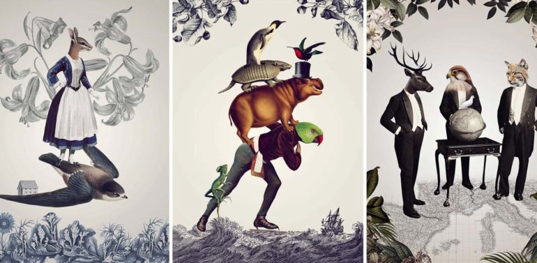 The Surreal Animal Collages by Katarzyna & Marcin Owczarek