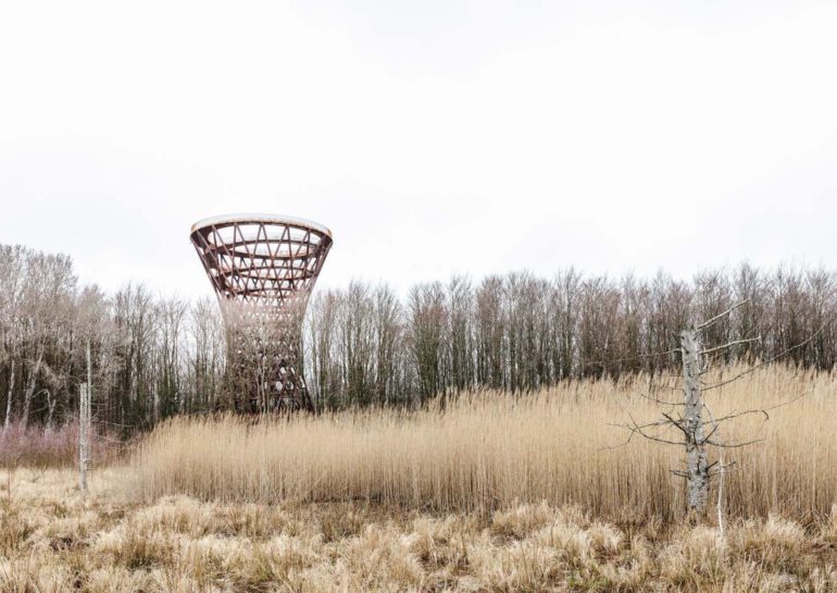 45m Tree observation tower in Denmark