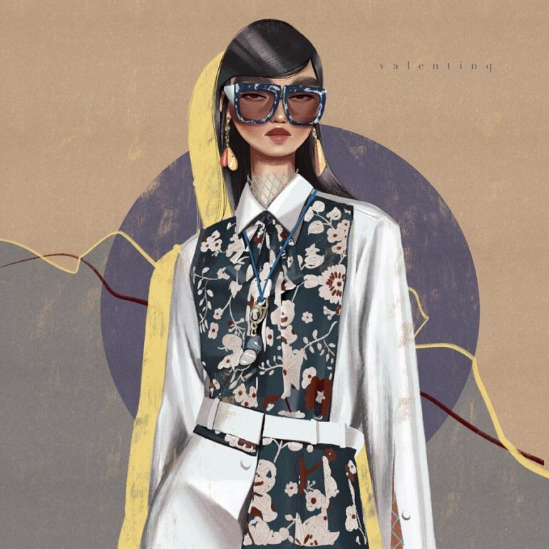 The Fashion Illustrations of Valentina Battaglia