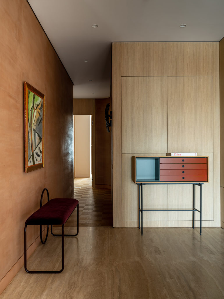 70s-themed apartment by Agnes Rudzite  